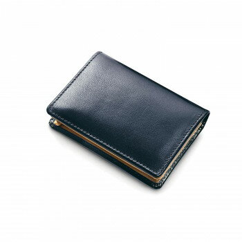 Rc　イタリアン革　名刺入れ　ネイビーブルー　35506980【同梱・代引き不可】