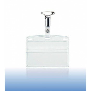 オープン工業 タッグ名札 金属クリップヨコ名刺 10枚 NT-6【同梱・代引き不可】