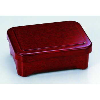 福井クラフト　隅丸大丼重 後藤塗り内朱(蓋親) 45151420【同梱・代引き不可】