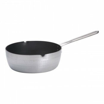 遠藤商事 TKG 共柄厚板 アルミテフロン雪平鍋 24cm AYK7306【同梱・代引き不可】