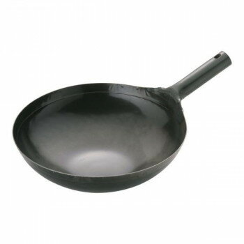 山田工業所　鉄　打出片手中華鍋(板厚1.6mm)　33cm　ATY9233【同梱・代引き不可】