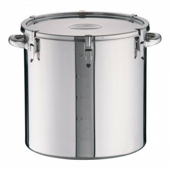 遠藤商事　SAモリブデン　目盛付パッキン寸胴鍋　42cm(手付)　AZV7142【同梱・代引き不可】