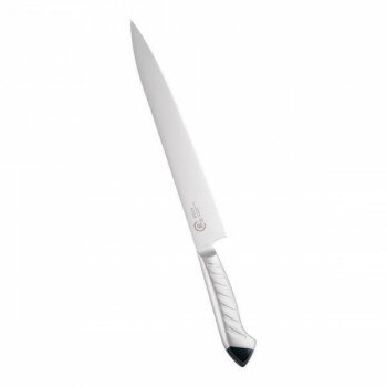 下村工業　龍治　ステンカラー　筋引包丁　27cm　ブラック　ALY9114【同梱・代引き不可】