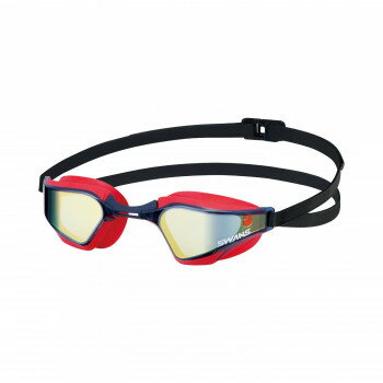 山本光学 SWANS スイムグラス 抗菌 スモーク×MITゴールドミラー SR-72MITPAFAB SGOL【同梱・代引き不可】