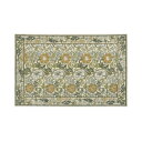 川島織物セルコン Morris Design Studio ピンクアンドローズ マット 約60×92cm FH1718A Y イエロー【同梱・代引き不可】