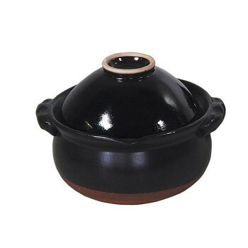 M3207 柚子天目 雑炊鍋 萬古焼【同梱・代引き不可】