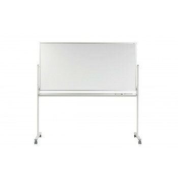 馬印 MAJI(マジ)シリーズ両面脚付ホーローホワイトボード 無地/無地 W1896×D610×H1845mm MH36TDN【同梱・代引き不可】