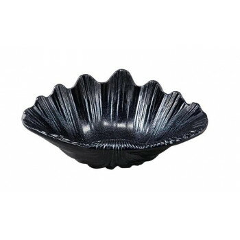 福井クラフト　シャコ貝 濃紺天目 55204230【同梱・代引き不可】