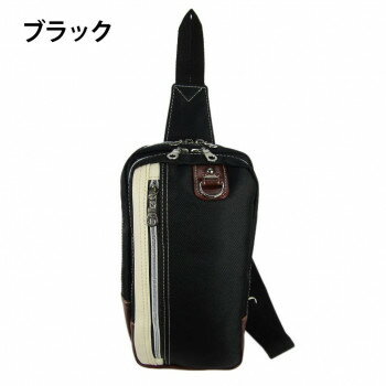 優美社　1741-00　CUBIC CORE （キュービックコア） PUボディバッグ ブラック【同梱・代引き不可】