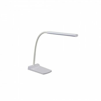 OHM LEDデスクランプ　ホワイト・DS-LS24-W【同梱・代引き不可】