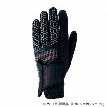 ゼウスインパクト　ゼウスインパクトグローブ 左手用 ブラック 23cm【同梱・代引き不可】