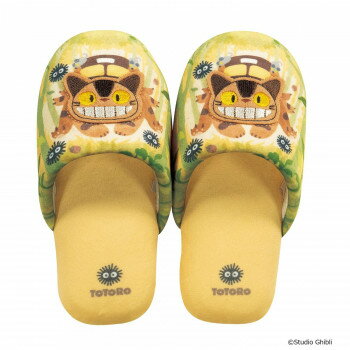 センコー となりのトトロ かけあし 子供用 スリッパ 約16.5-18cm グリーン 59420【同梱・代引き不可】