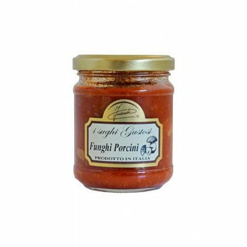 イタリア INAUDI社(イナウディ社) トマトとポルチーニ茸のパスタソース 180g×24個 S1【同梱・代引き不可】