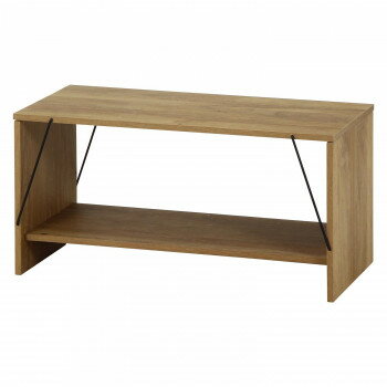 不二貿易 C/D:71867 EZBOワイヤーテーブル OAK NA【同梱・代引き不可】