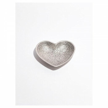 東京かんかん ブラスプレート(ハート) シルバー M31-1898SV【同梱・代引き不可】