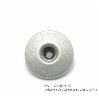 大袋 デザインホック 大 ピンホール ラフニッケル 100ヶ PS2406-100【同梱・代引き不可】