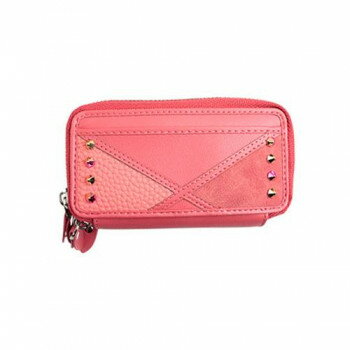 AWESOME(オーサム)　ダブルファスナーポーチ(ベルトループ付)　アワーグラスシリーズ　ピンク　ASWP-HG05【同梱・代引き不可】