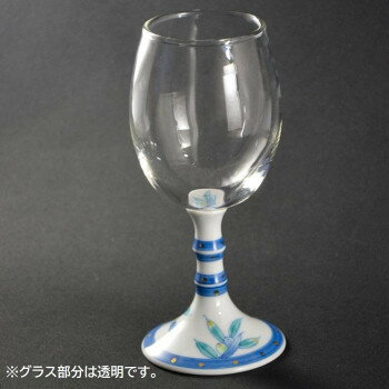 有田浪漫 ワイングラス オリーブ INT-101-6-2【同梱・代引き不可】