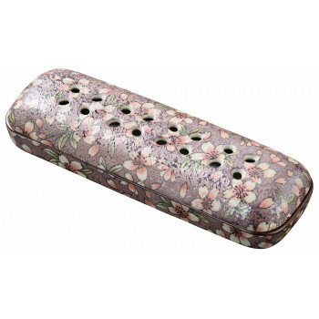 花摘 寝かせる線香皿 II 有田焼 大 桜ろまん 32x38700h9072【同梱・代引き不可】