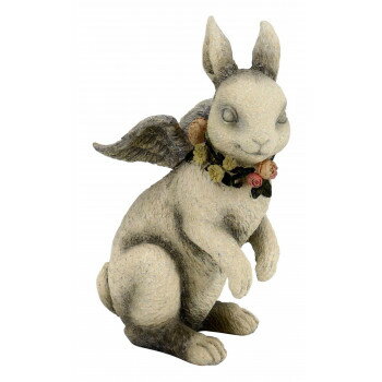 ガーデンオブジェ RABBIT 80454【同梱・代引き不可】