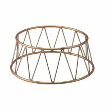 ドラムスタンド(ロータイプ)ゴールドφ250×H100　50002030【同梱・代引き不可】