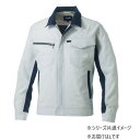桑和 962 長袖ブルゾン Lサイズ シルバーグレー(22) SOWA【同梱・代引き不可】