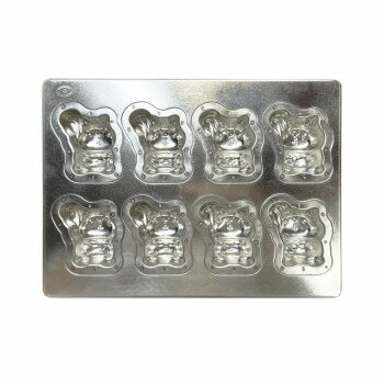 松永製作所　シリコン付 シルバーリスのポォー天板8P MS146【同梱・代引き不可】