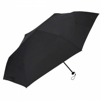 LESS IS MORE クイックシャットライト 折りたたみ傘 55cm ブラック U355-1123BK1-BC【同梱・代引き不可】