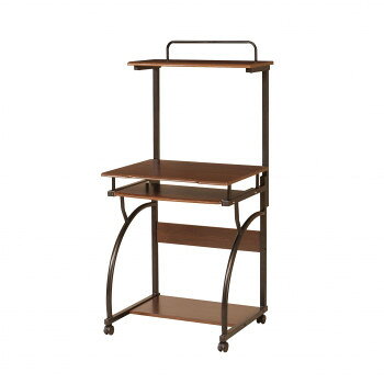 弘益(KOEKI) UTILITY パソコンデスク ブラウン PC61TBR【同梱・代引き不可】