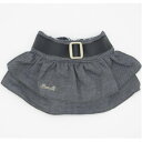 (ペット) Gemelli Dog デニムマナースカート ネイビー M LGW104【同梱・代引き不可】