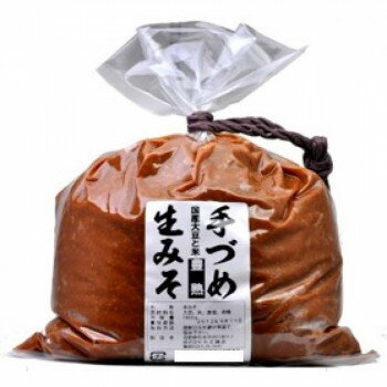 丸正醸造 手づめ生味噌　豊熟　1kg×10袋【同梱・代引き不可】