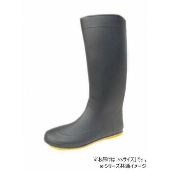 福山ゴム工業　長靴 ノーカーズ 1　SSブラック BB40100【同梱・代引き不可】
