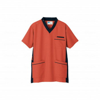 自重堂 WHISEL 男女兼用スクラブ WH11685 コーラルピンク S WH11685 200004【同梱・代引き不可】