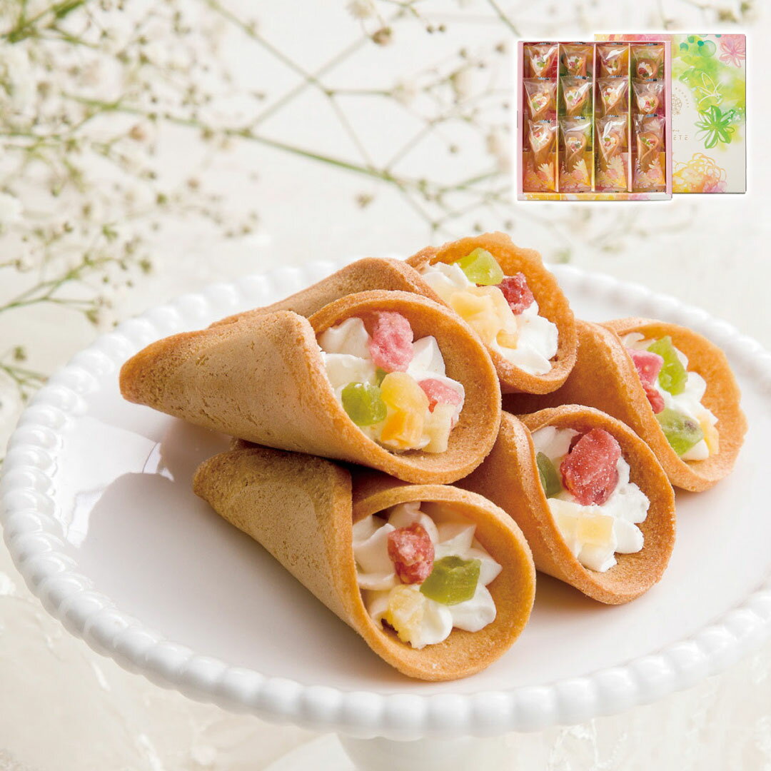 花束のデザート12個入 お歳暮 冬ギフト KOMETE 冬の贈り物 年末ギフト 感謝の贈り物 お世話になった方に 【代引不可】