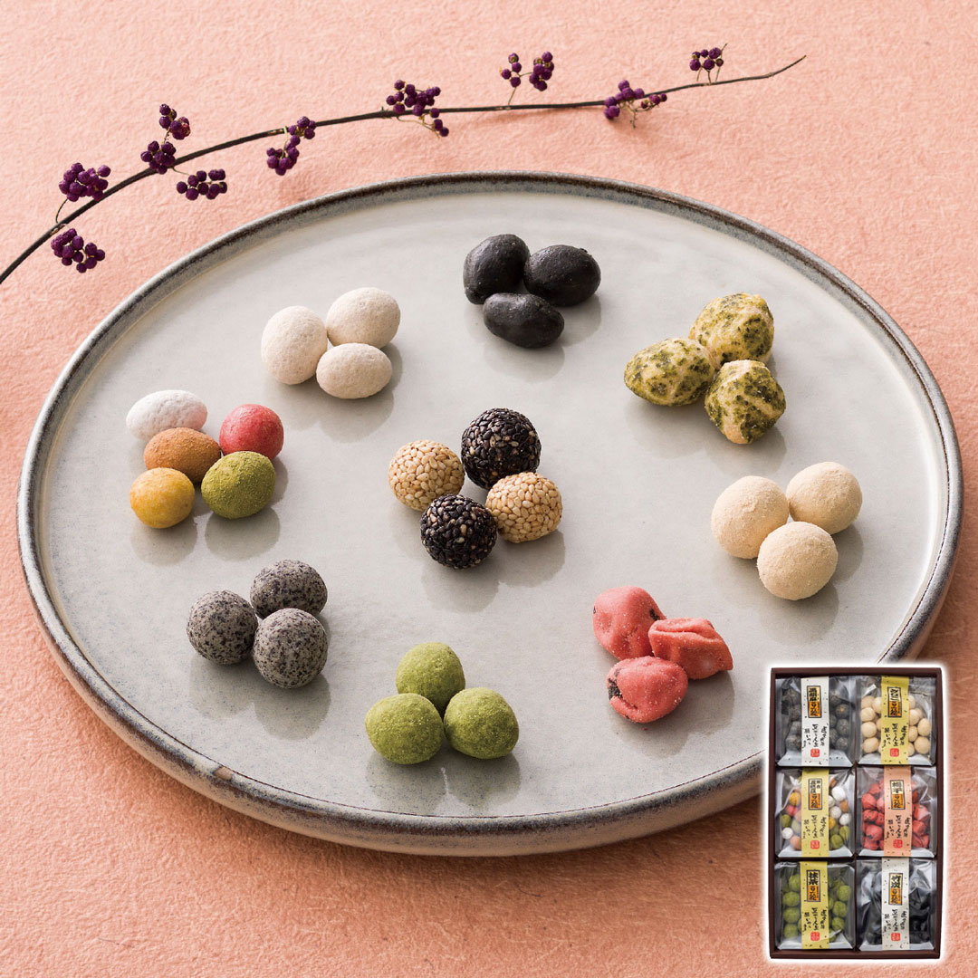 豆菓子詰合せ 6種類 MK-6 お歳暮 冬ギフト 豆徳 冬の贈り物 年末ギフト 感謝の贈り物 お世話になった方に 【代引不可】