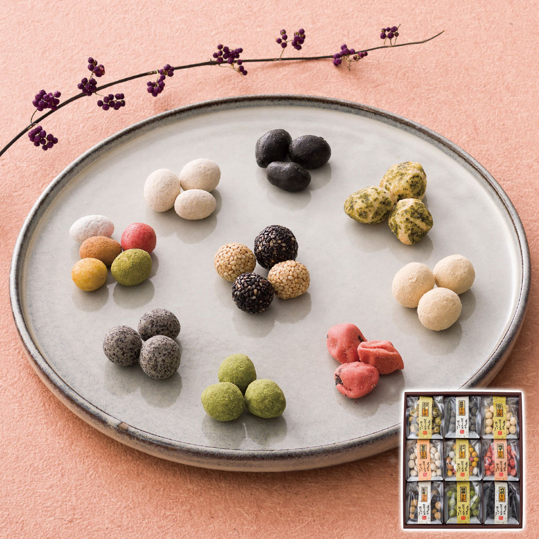 豆菓子詰合せ MK-9 お歳暮 冬ギフト 豆徳 冬の贈り物 年末ギフト 感謝の贈り物 お世話になった方に 【代引不可】