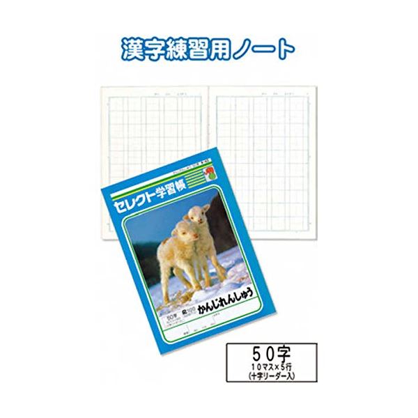 学習帳K-43かんじれんしゅう50字 【10個セット】 31-380(同梱・代引き不可)