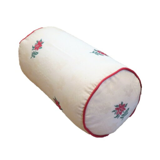 ボルスタークッション/腰枕 【15R×30cm レッド】 洗えるカバー 『オロペサ』 (同梱・代引き不可) ボルスタークッション/腰枕 【15R×30cm レッド】 洗えるカバー 『オロペサ』 (同梱・代引き不可)