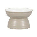 Miya Wan 脚付きフードボウル 175 ベージュBE (クリーンコート加工) 犬猫用品/食器 【代引不可】(同梱・代引き不可)