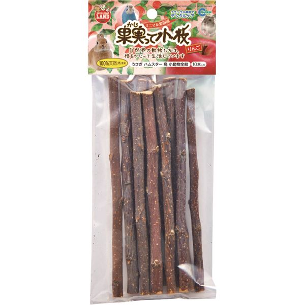 （まとめ）果実って小枝 りんご 10本【×5セット】 (小動物用品/玩具) (同梱・代引き不可)