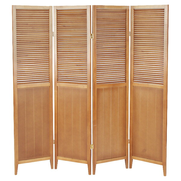 インテリア家具 スクリーン4連 OP-510BR【代引不可】
