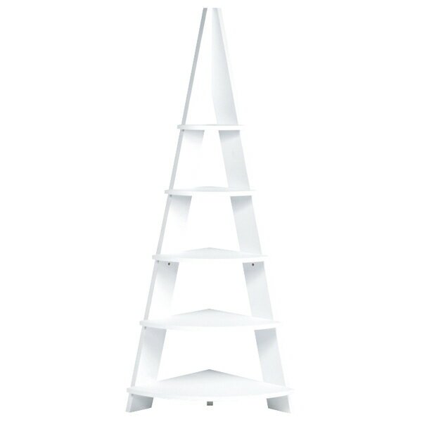 インテリア家具 コーナーラック NWS-560WH 【代引不可】