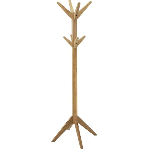 木製ポールハンガー ショートハンガー MTK-525NA 木製インテリアシリーズ 【代引不可】