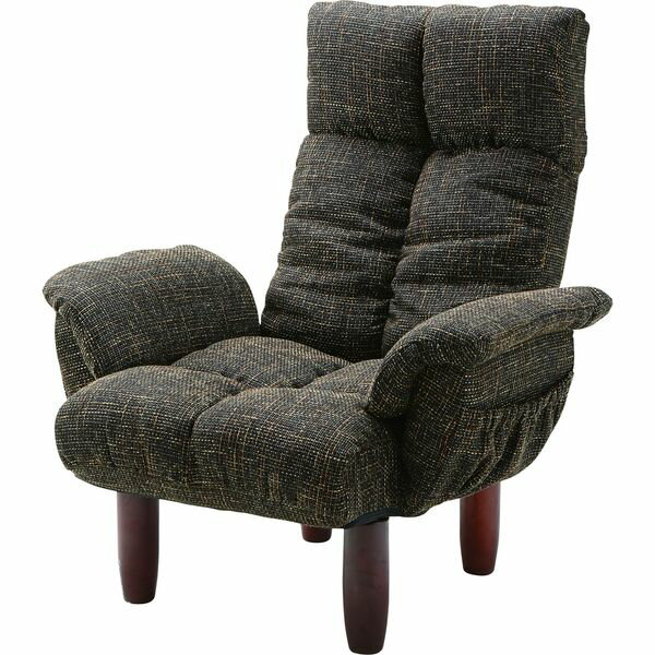 脚付 パーソナルチェア いす イス 椅子 チェア AZUMAYA RKC-39BR BR おしゃれ デザイン家具 インテリア 家具 【代引不可】