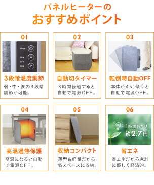 パネルヒーター 折りたたみ 足元 ヒーター デスクヒーター 暖房 フットヒーター 電気ヒーター 足元ヒーター 足元暖房 折り畳み SunRuck サンルック SR-PH010-GY