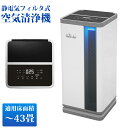 空気清浄機 Belle Air ベルエール 43畳用 静電気フィルタ フィルタは水洗い グリーンコアテック BA-600 【代引不可】