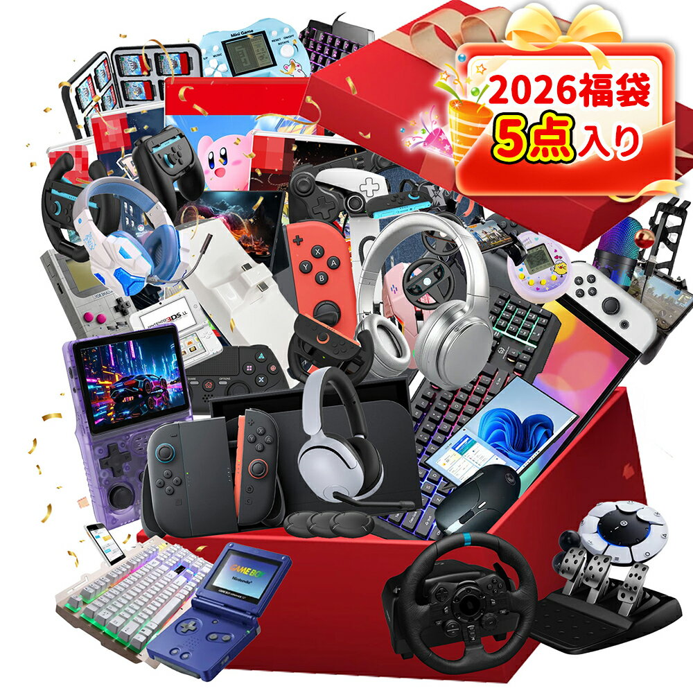 福袋 2026 メンズ　＼数量限定★超お得福袋！／ ゲーム福袋【2026 福袋・画像から5点詰み】 ハッピーバ..