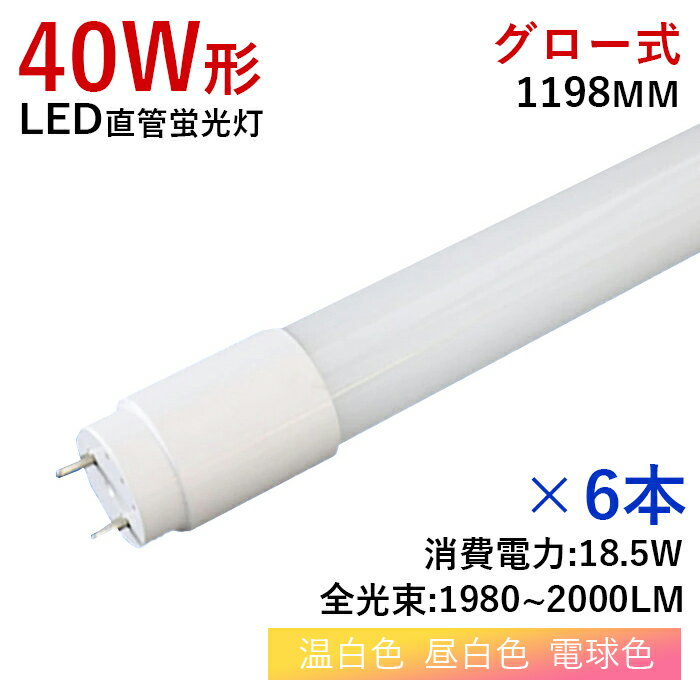 Ź6OFFݥۡ6ܥåȡLEDָ LEDľɷָ   ľɥ 40W 120cm 18.5W ľ led LED饤 led LEDָ  ߾ Ź޾ ʤ ⵱ ʥ ˤ ŵ忧   1ǯݾ PSEǧ PLݸ