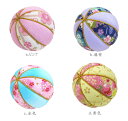 日本製 ちりめん花鞠 8cm