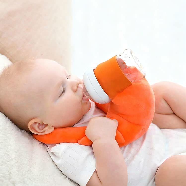 授乳クッション 赤ちゃん 授乳 クッション セルフミルク 調節可能 哺乳瓶ホルダー ...